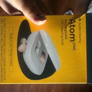 Audien Atom ONE Rechargeable Hearing Aids- unisex